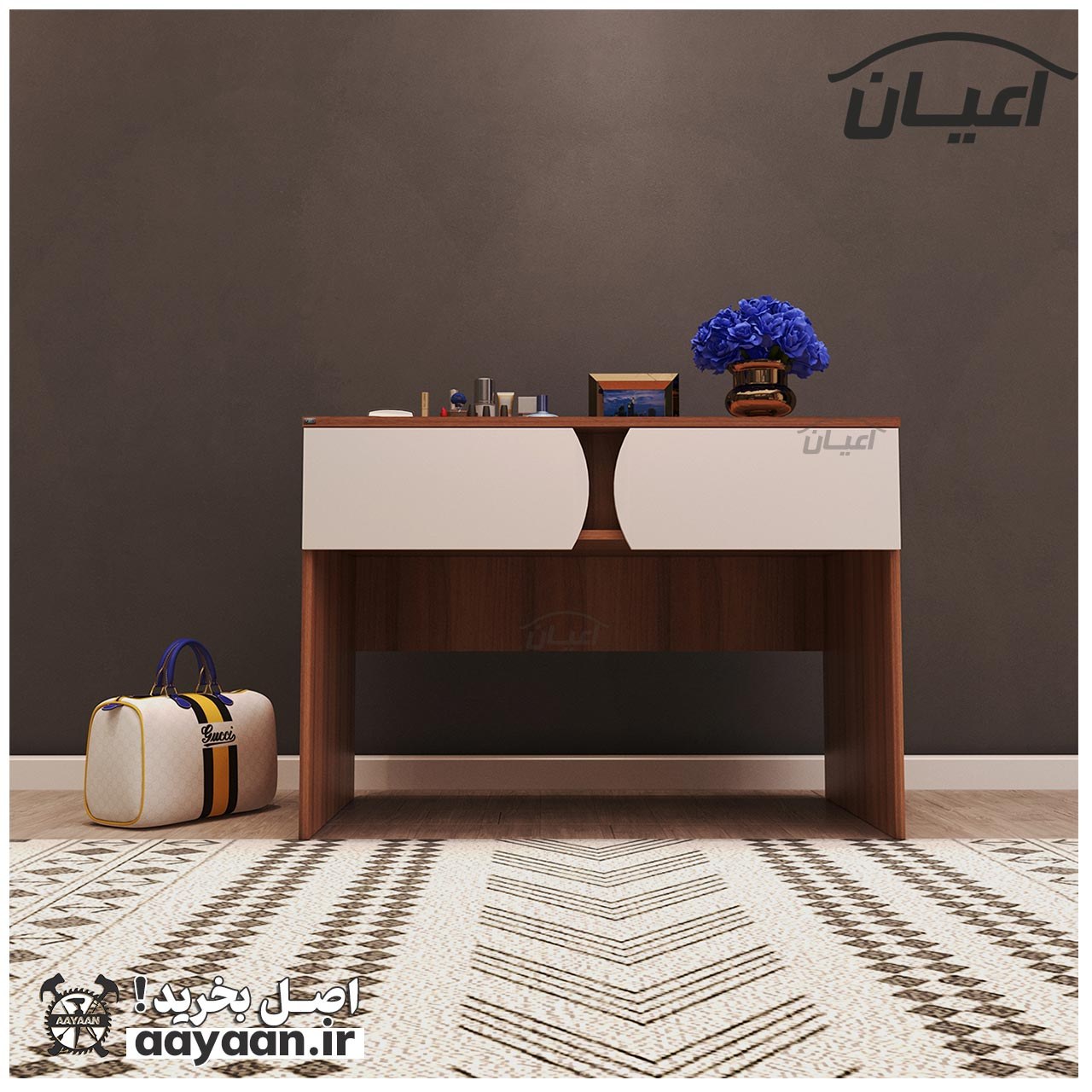 میز آرایش اعیان مدل FH416(ارسال با باربری.هزینه ارسال پس کرایه)
