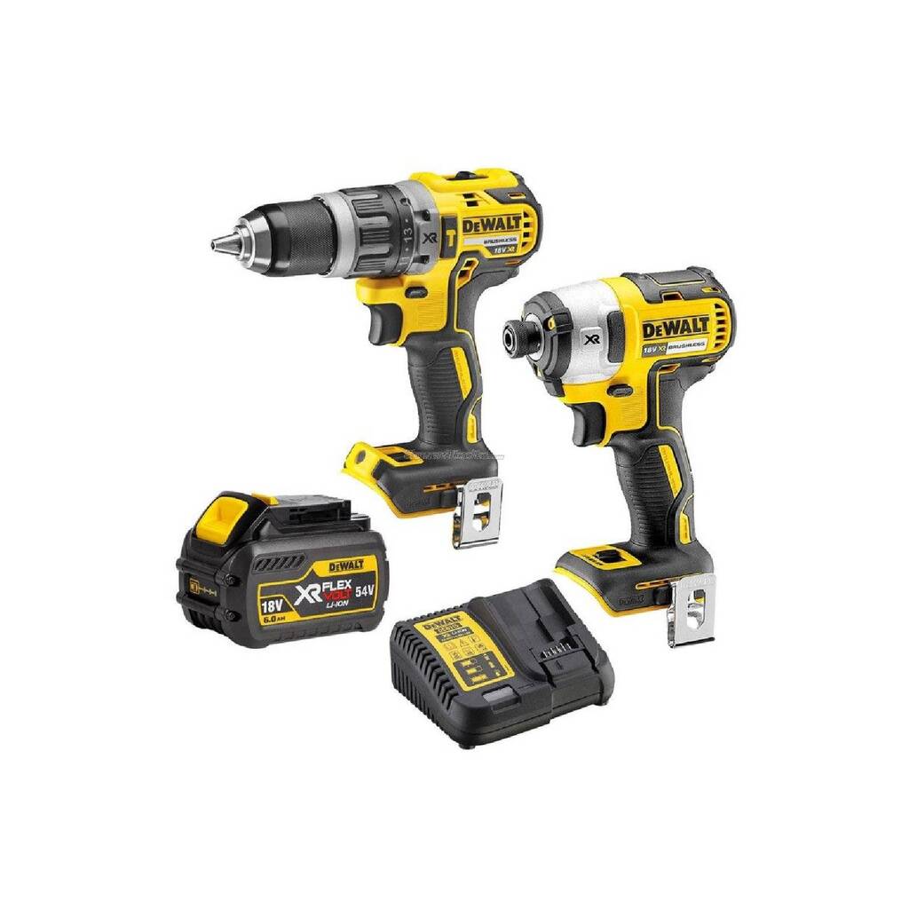 دریل پیچ گوشتی شارژی دیوالت مدل dcz266t1 مجموعه دو عددی