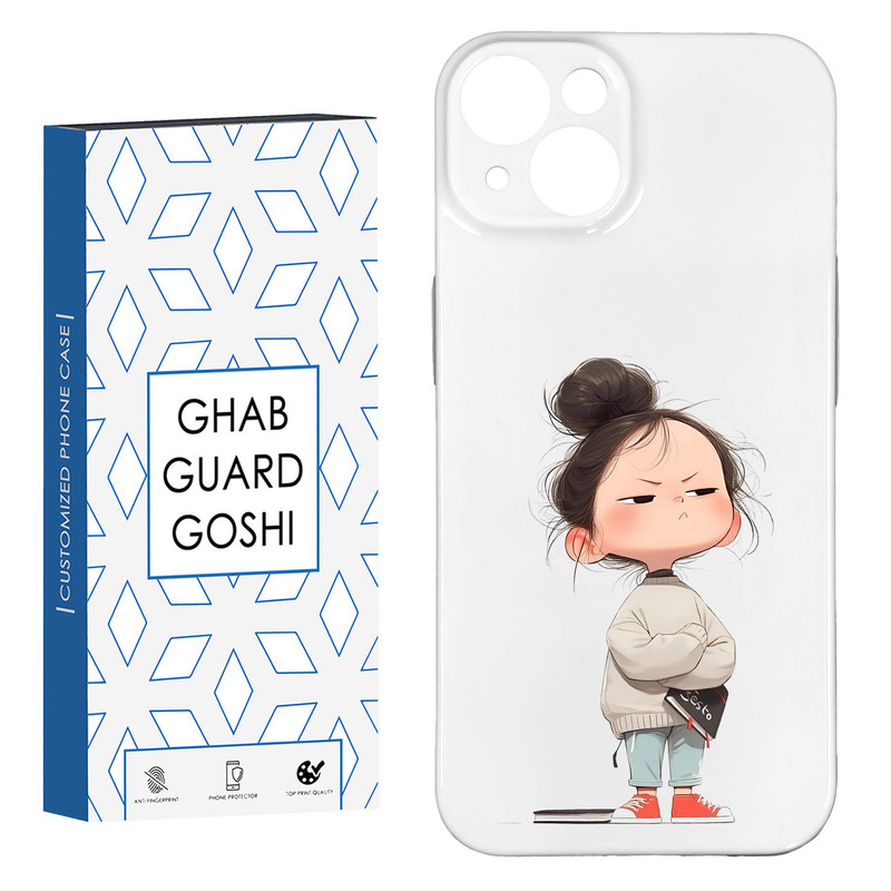 کاور قاب گارد گوشی طرح فانتزی دختر ملوس  کد HARD-08   مناسب برای گوشی موبایل اپل IPHONE 13 / 14 | کالا مکس