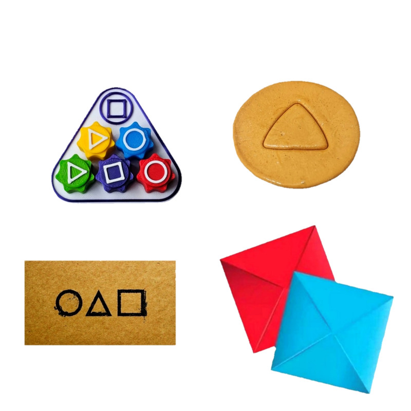 بازی فکری مدل اسکویید گیم مجموعه 5 عددی | چاوه