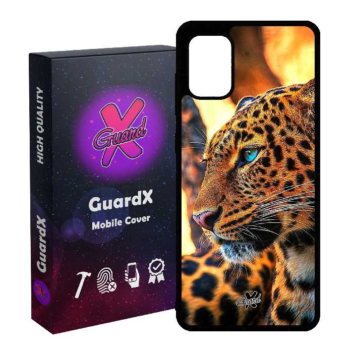 کاور گارد ایکس طرح پلنگ مدل Glass10237 مناسب برای گوشی موبایل سامسونگ Galaxy A71