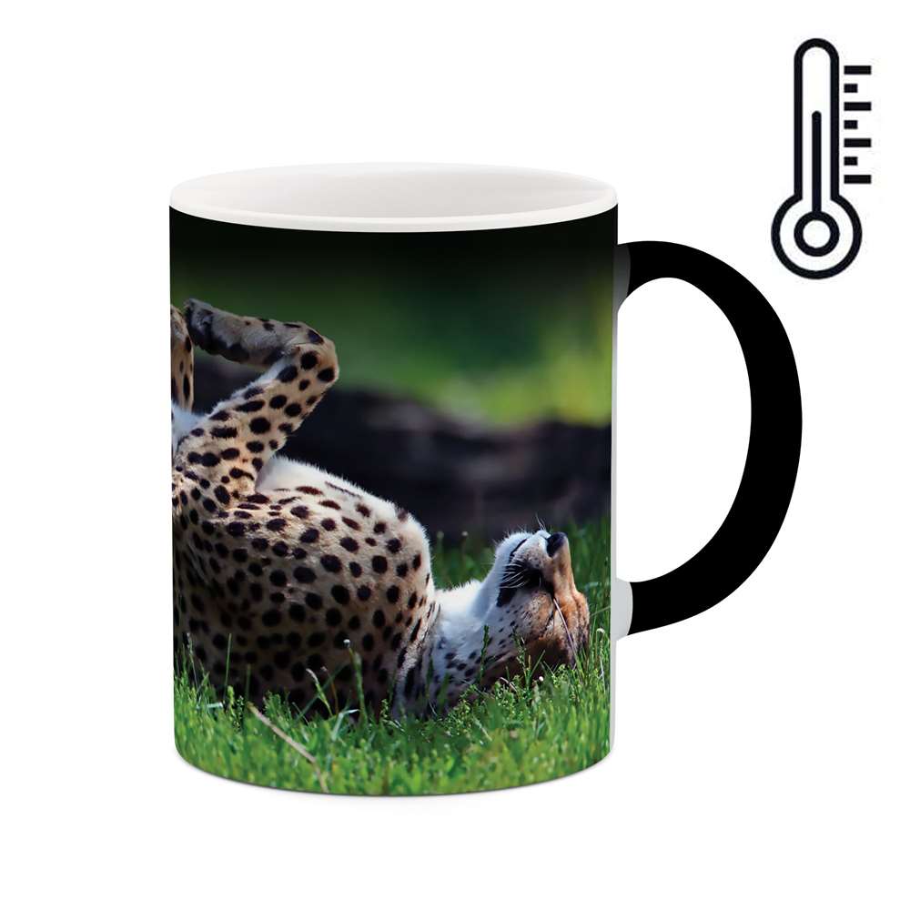 ماگ حرارتی طرح پلنگ مدل mgh02087