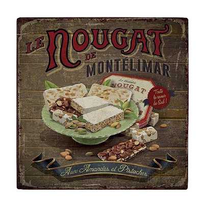 زیر لیوانی  طرح نقاشی تبلیغ کلاسیک شیرینی نوقا کد    6096694_5203