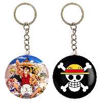 جاکلیدی خندالو مدل انیمه وان پیس One Piece کد 1053010540 مجموعه 2 عددی