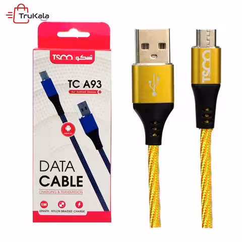 کابل تبدیل USB به microUSB تسکو TC A93