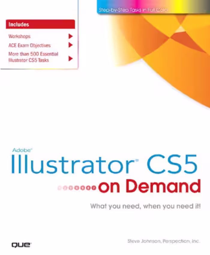 خرید و دانلود نسخه کامل کتاب Adobe Illustrator CS5 on Demand