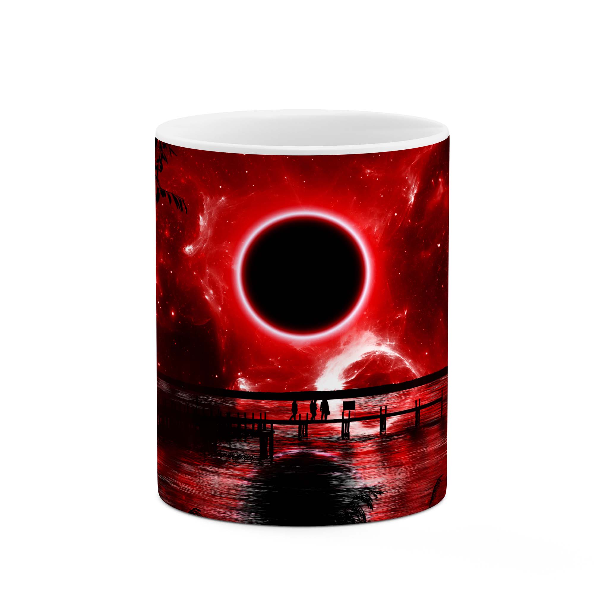 ماگ طرح خورشید گرفتگی مدل mug01115