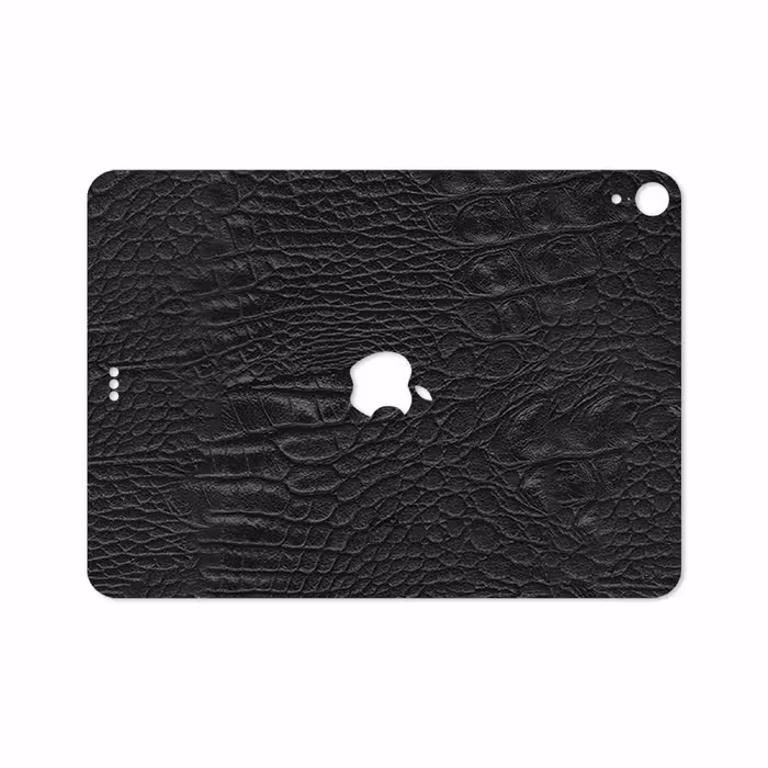 برچسب پوششی ماهوت مدل Black-Crocodile-Leather مناسب برای تبلت اپل iPad Pro 11 2018 A1979