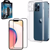 کاور ماموت مدل لنز برشی مناسب برای گوشی موبایل اپل Iphone 13 Pro Max به همراه محافظ صفحه نمایش