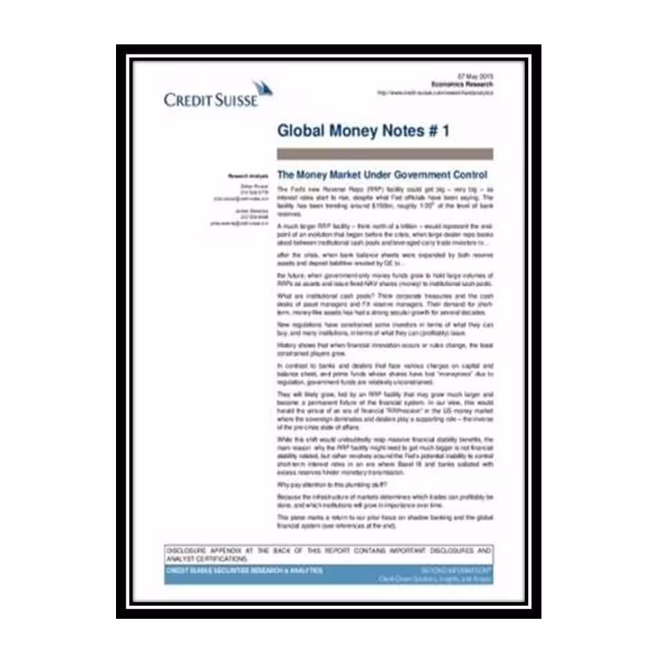 کتاب Zoltan Pozsar: Global Money Notes #1-31 2015-2020 اثر Zoltan Pozsar انتشارات مؤلفین طلایی