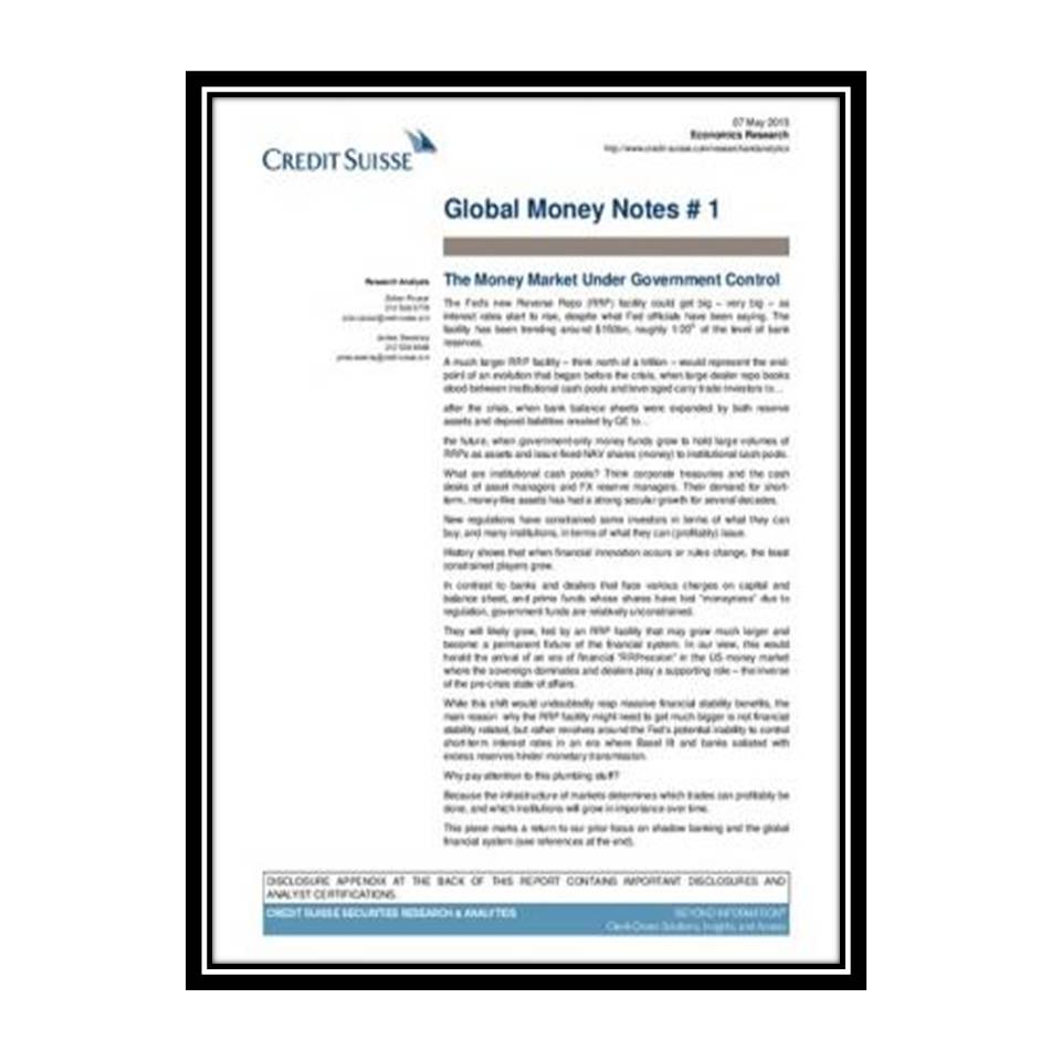 کتاب Zoltan Pozsar: Global Money Notes #1-31 2015-2020 اثر Zoltan Pozsar انتشارات مؤلفین طلایی