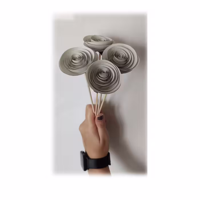 گل مصنوعی مدل رز ژولیت کد MK85 مجموعه 4 عددی