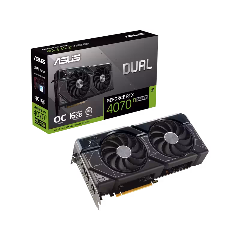 کارت گرافیک ASUS Dual RTX4070 Ti SUPER OC 16GB