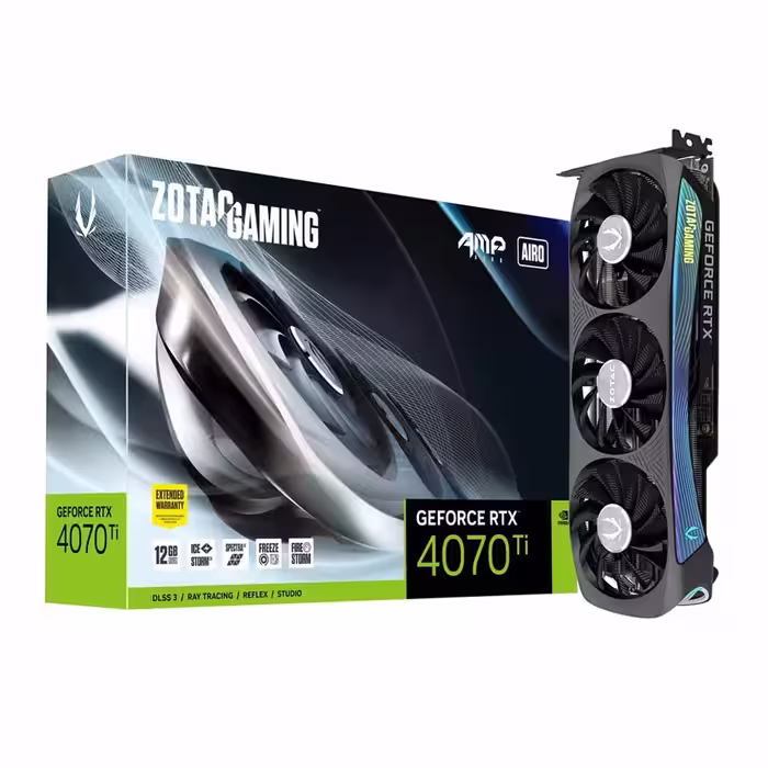 کارت گرافیک زوتاک GAMING GeForce RTX 4070 Ti AMP AIRO 12GB