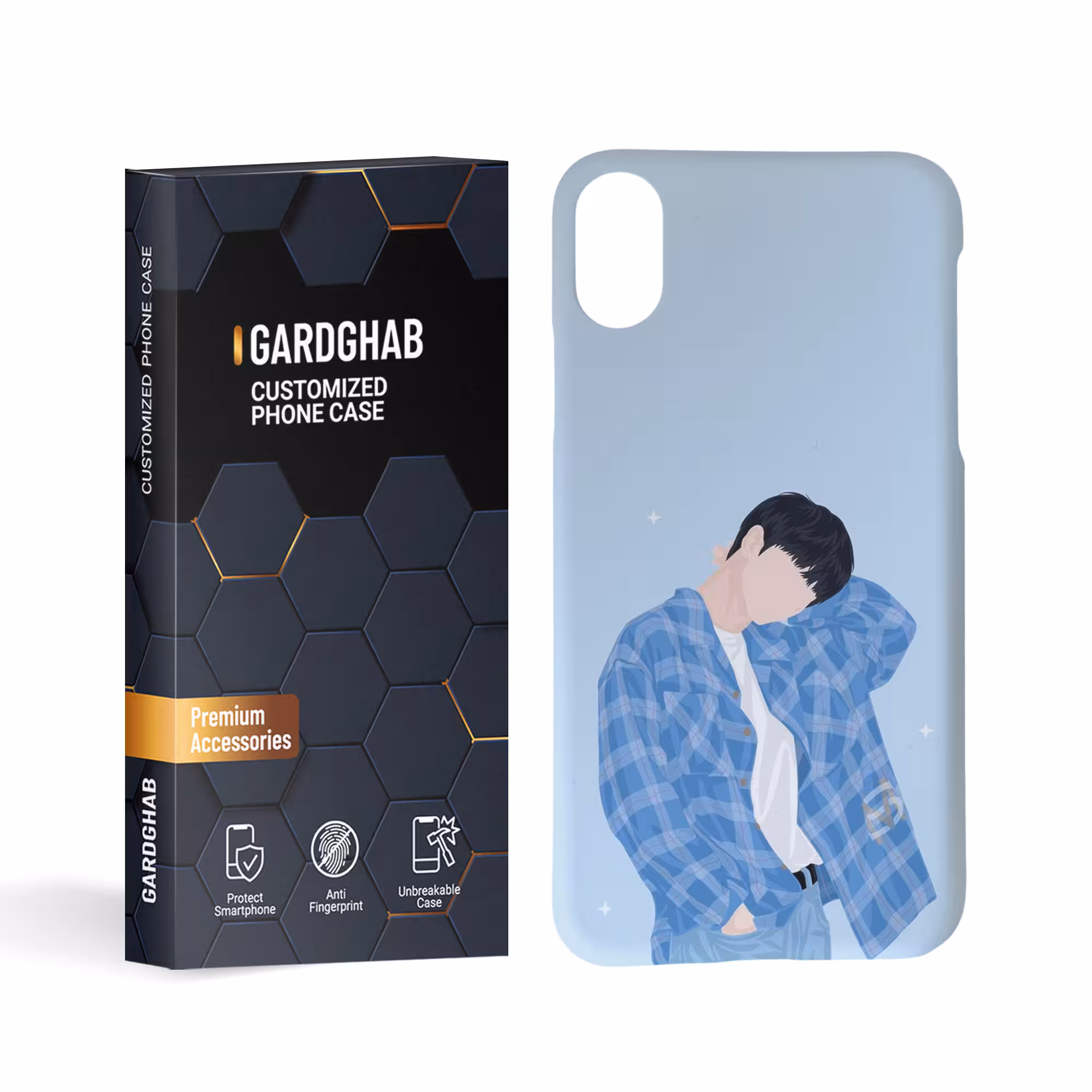 کاور گارد قاب مدل پسرانه مناسب برای گوشی موبایل اپل iphone x xs