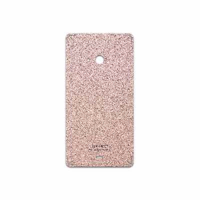 برچسب پوششی ماهوت مدل Rose Gold Leather مناسب برای گوشی موبایل مایکروسافت Lumia 540