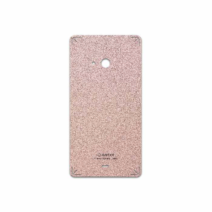 برچسب پوششی ماهوت مدل Rose Gold Leather مناسب برای گوشی موبایل مایکروسافت Lumia 540