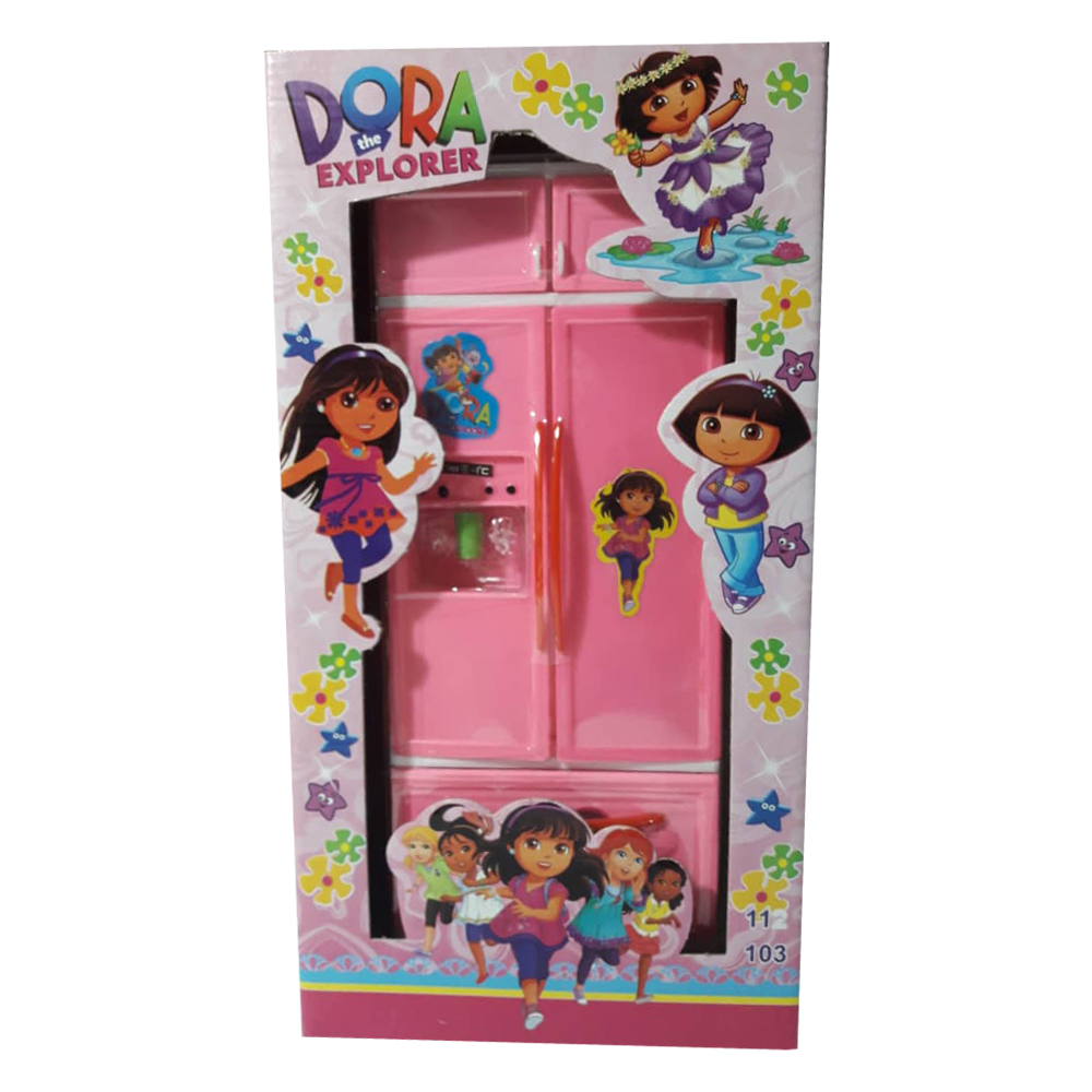 ست اسباب بازی یخچال مدل جعبه دار دورا