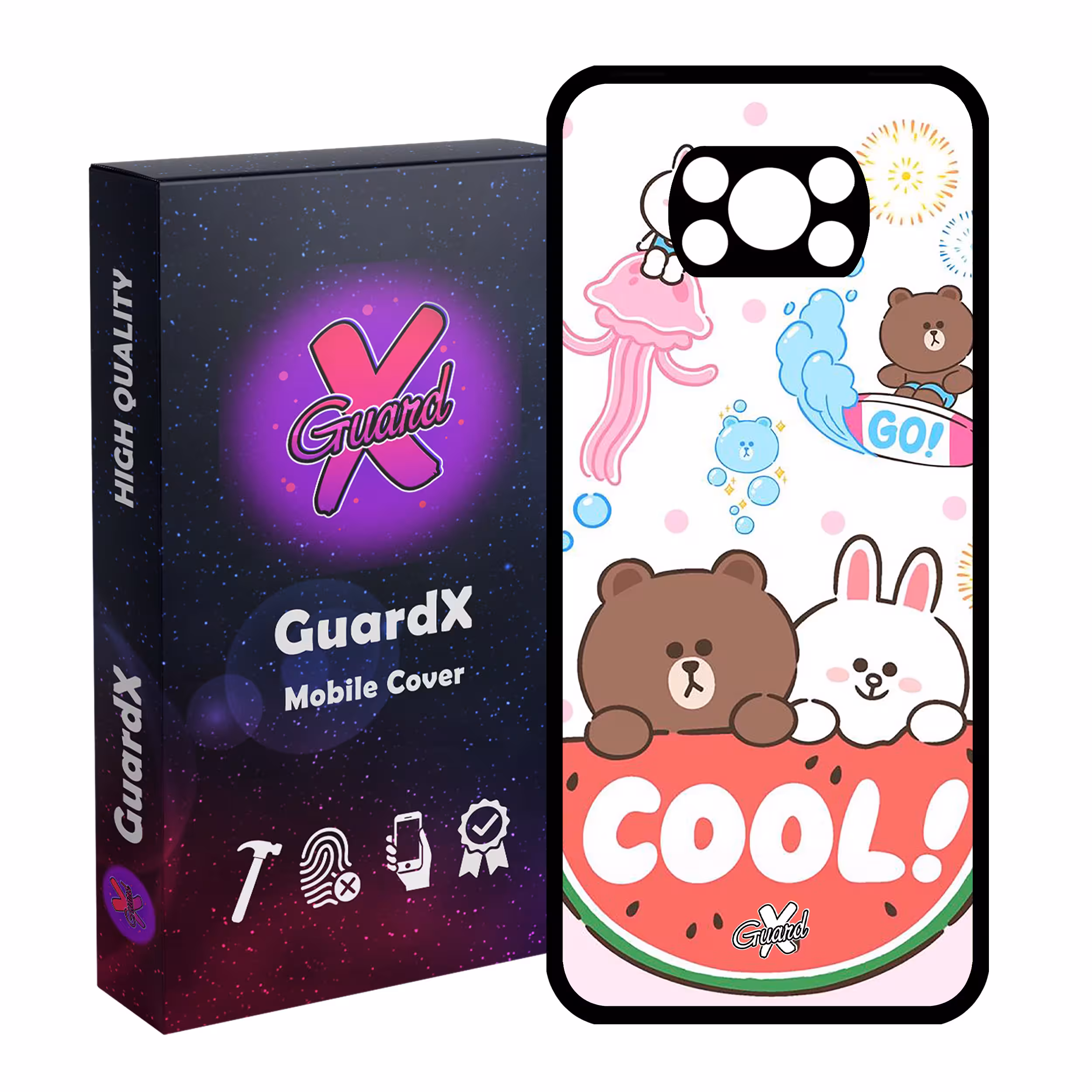 کاور گارد ایکس طرح Cool مدل Glass10071 مناسب برای گوشی موبایل شیائومی Poco X3 Pro