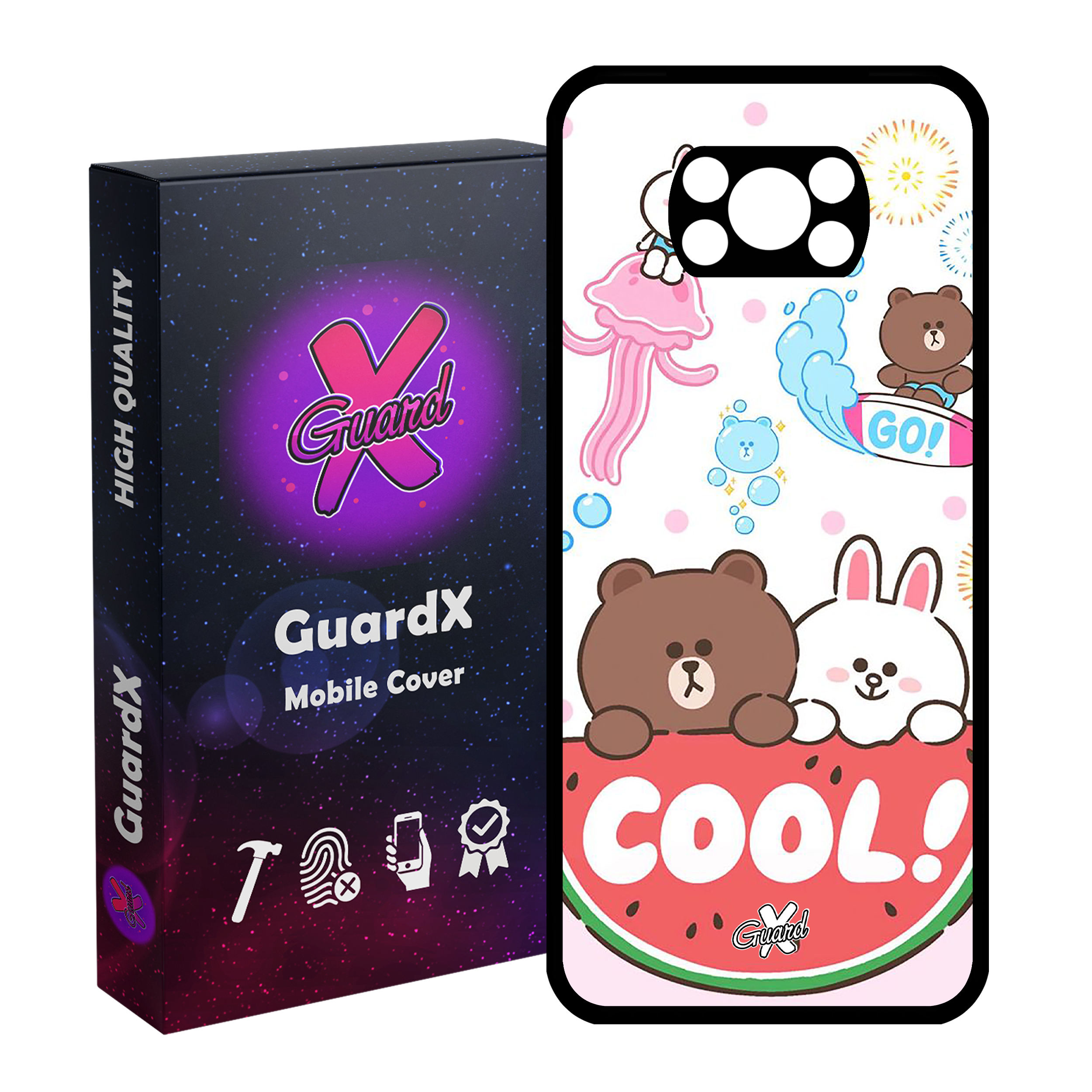 کاور گارد ایکس طرح Cool مدل Glass10071 مناسب برای گوشی موبایل شیائومی Poco X3 Pro