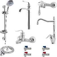 ست 6 تکه قاصدک کروم 