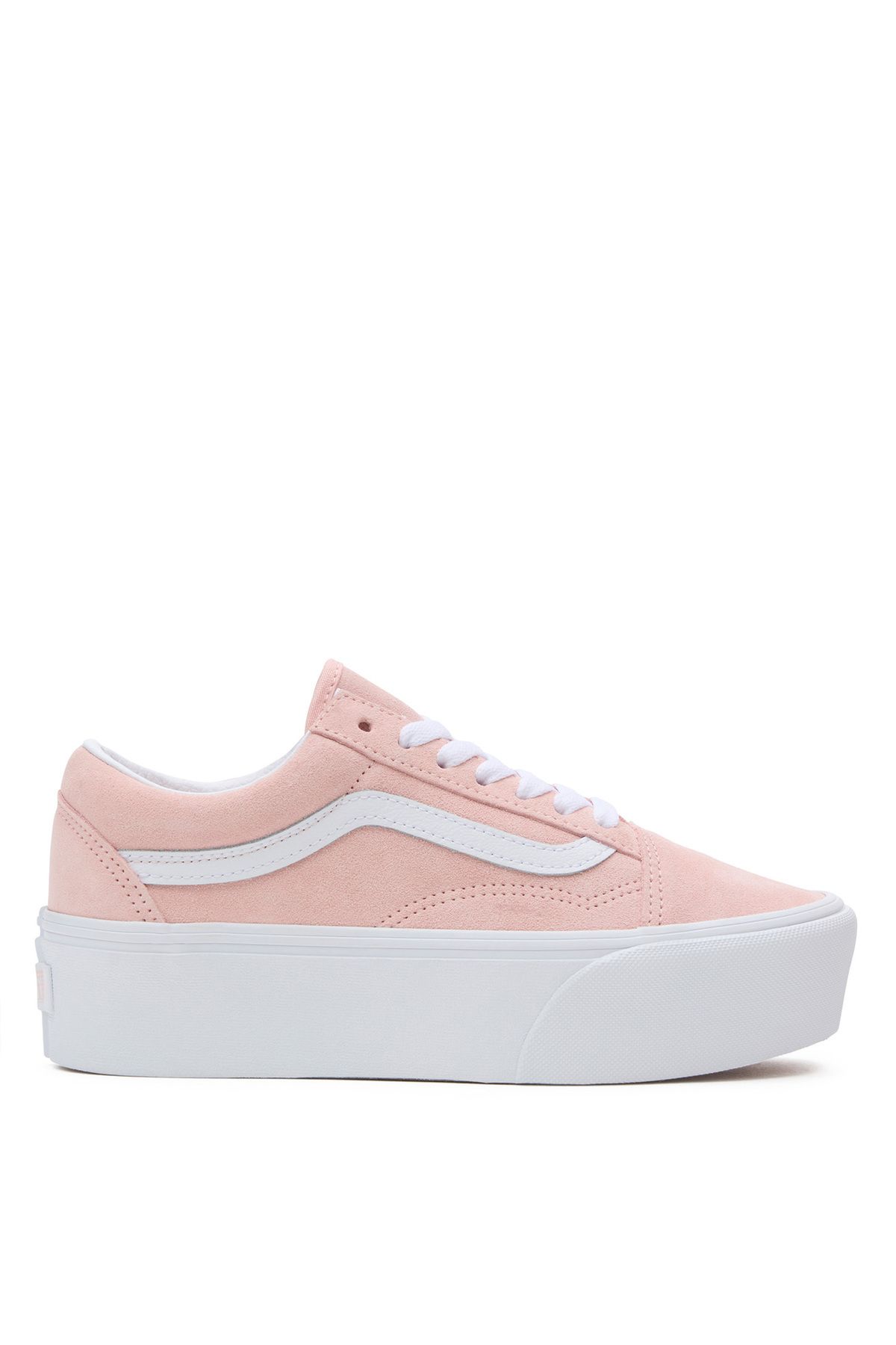 اسنیکر صورتی زنانه کفش های سبک زندگی جیر روشن Vans