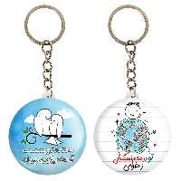 جاکلیدی خندالو مدل تایپوگرافی کد 14831491 مجموعه 2 عددی