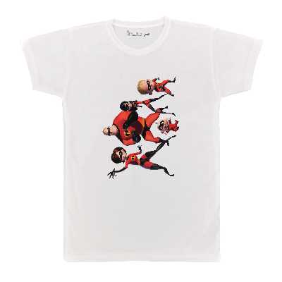 تی شرت آستین کوتاه بچگانه پرمانه طرح شگفت انگیزان کد pmt.6345