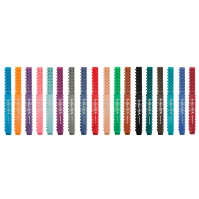 ماژیک رنگ آمیزی آرت لاین مدل Brush بسته 18 عددی
