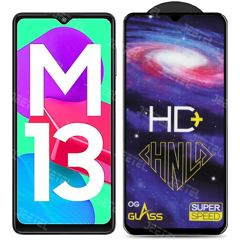 گلس تمام صفحه شیشه ای سامسونگ Galaxy M13 4G مدل HD Plus