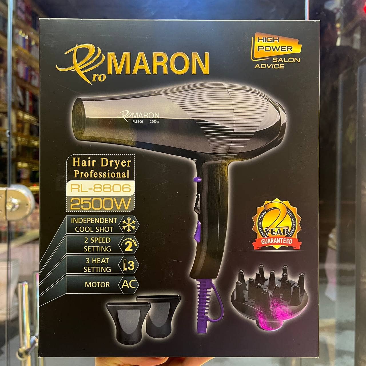 سشوار حرفه‌ای پرومارون مدل RL-8806