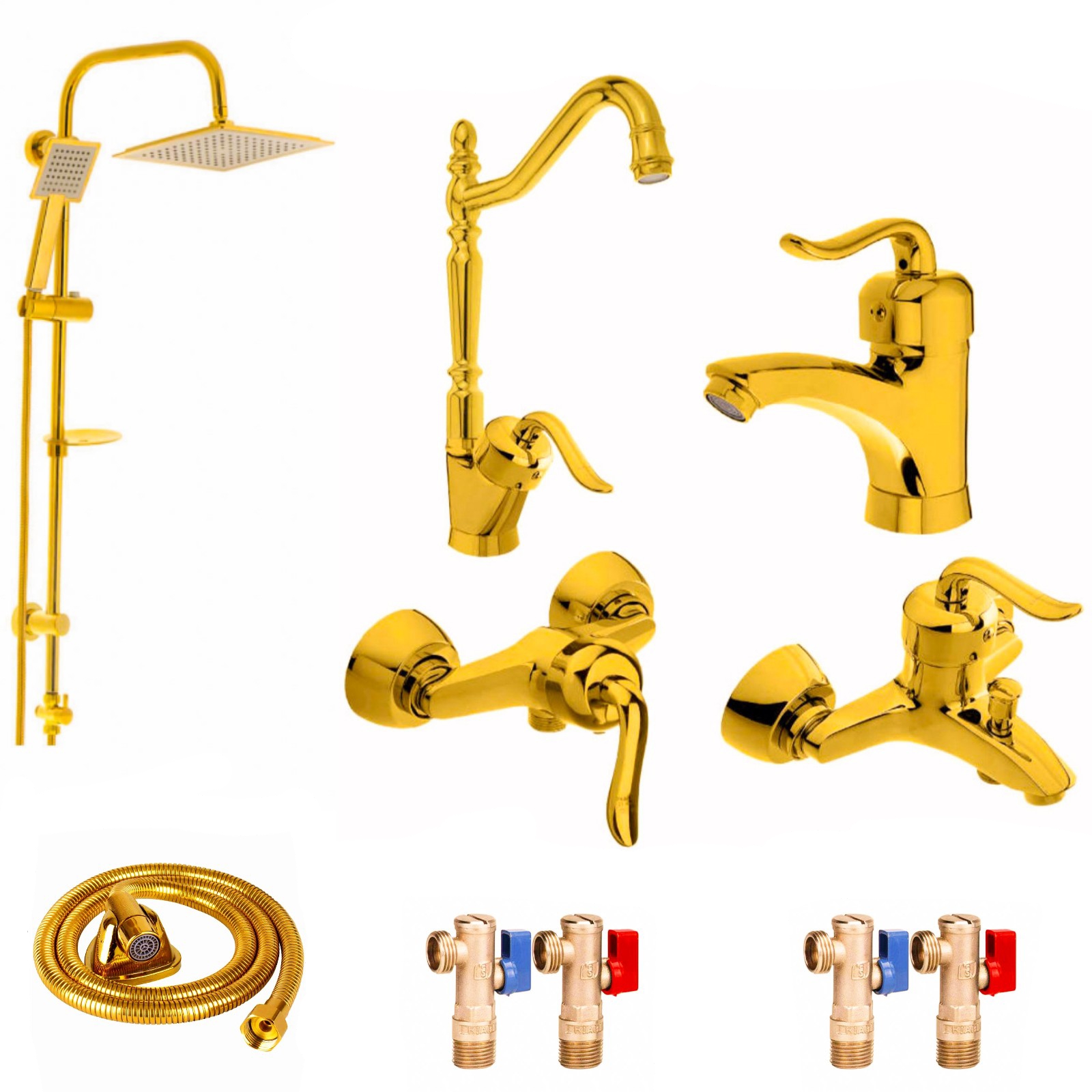 ست شیرآلات شیرالات رز مدل بیزانس نایت مجموعه 10 عددی