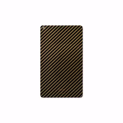 برچسب پوششی ماهوت مدل Glossy-Brown-Fiber مناسب برای تبلت سامسونگ Galaxy Tab A 8.0 2019 T290