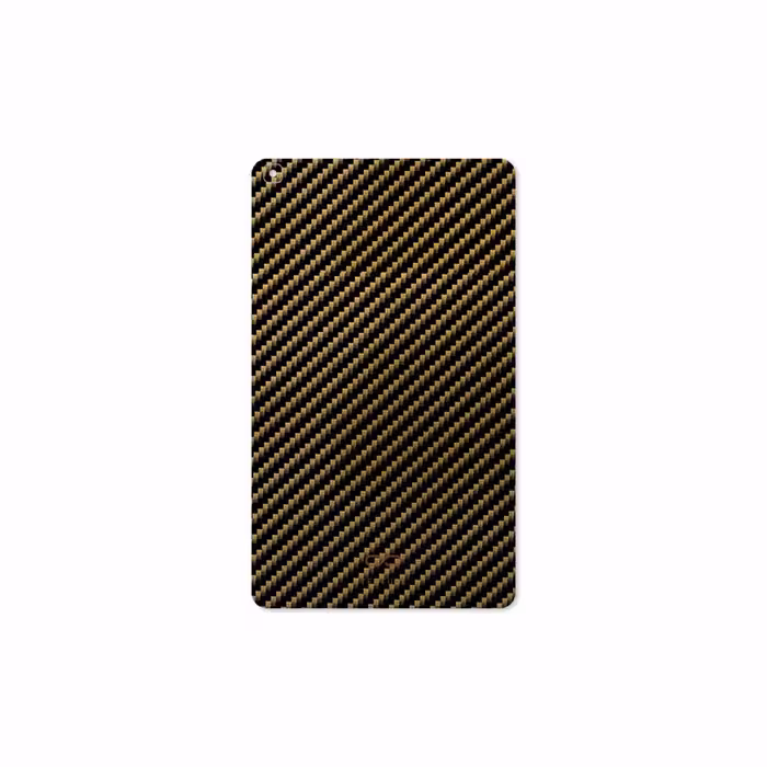 برچسب پوششی ماهوت مدل Glossy-Brown-Fiber مناسب برای تبلت سامسونگ Galaxy Tab A 8.0 2019 T290