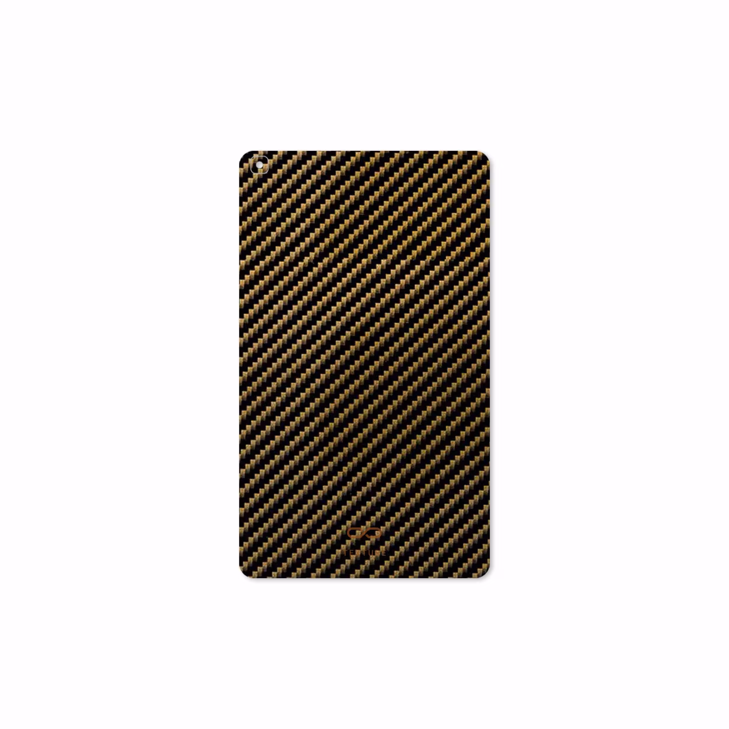 برچسب پوششی ماهوت مدل Glossy-Brown-Fiber مناسب برای تبلت سامسونگ Galaxy Tab A 8.0 2019 T290