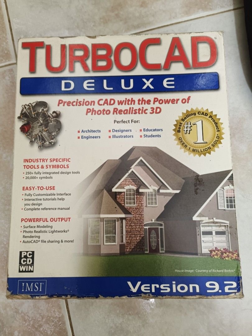 نرم افزار ویندوز turbocad deluxe 9.2