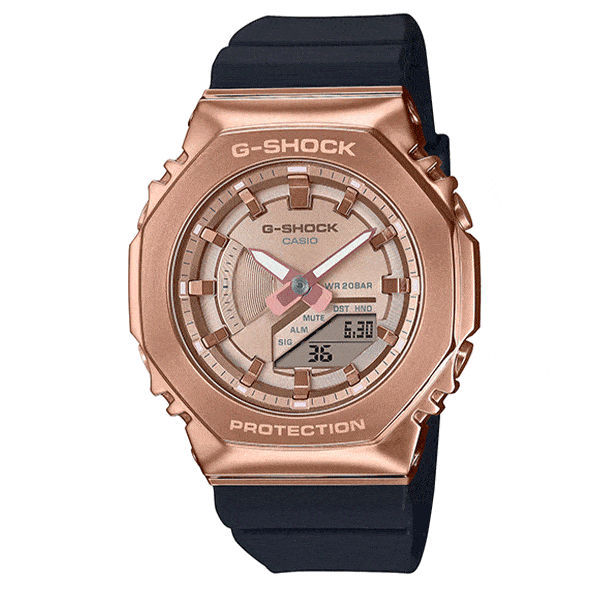 ساعت مچی کاسیو دخترانه پسرانه مدل GM-S2100PG-1A4DR