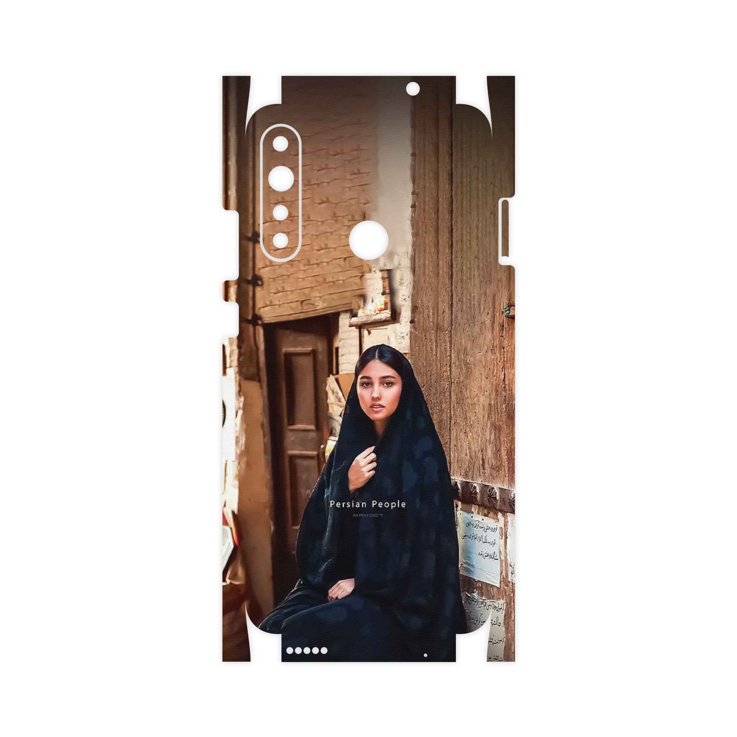 برچسب پوششی ماهوت مدل Portrait of an Iranian Woman-FullSkin مناسب برای گوشی موبایل جی پلاس P10