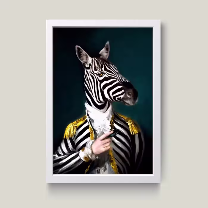 تابلو مدل دکوراتیو ZEBRA کدG10-20