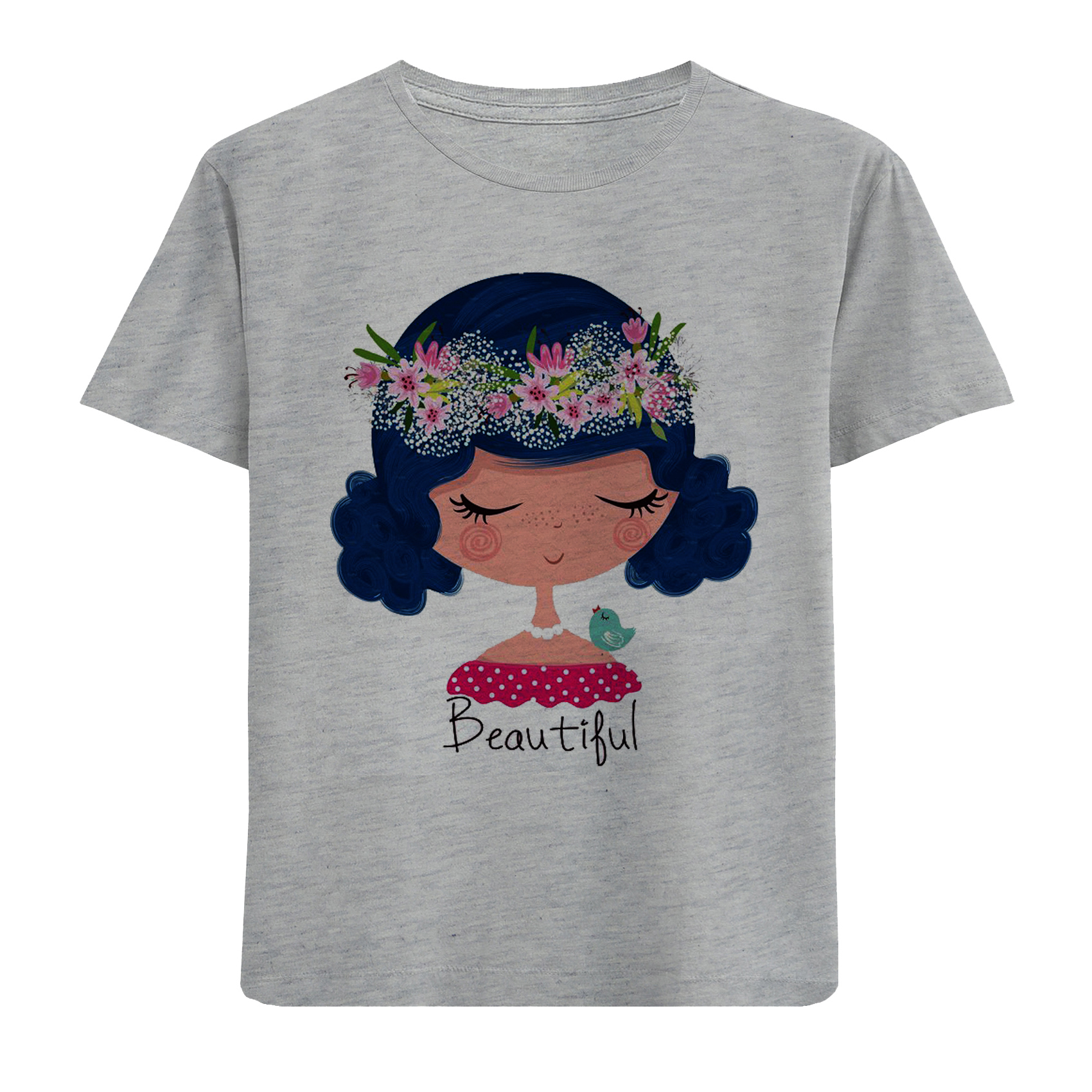 تی شرت بچگانه مدل F414 GIRL