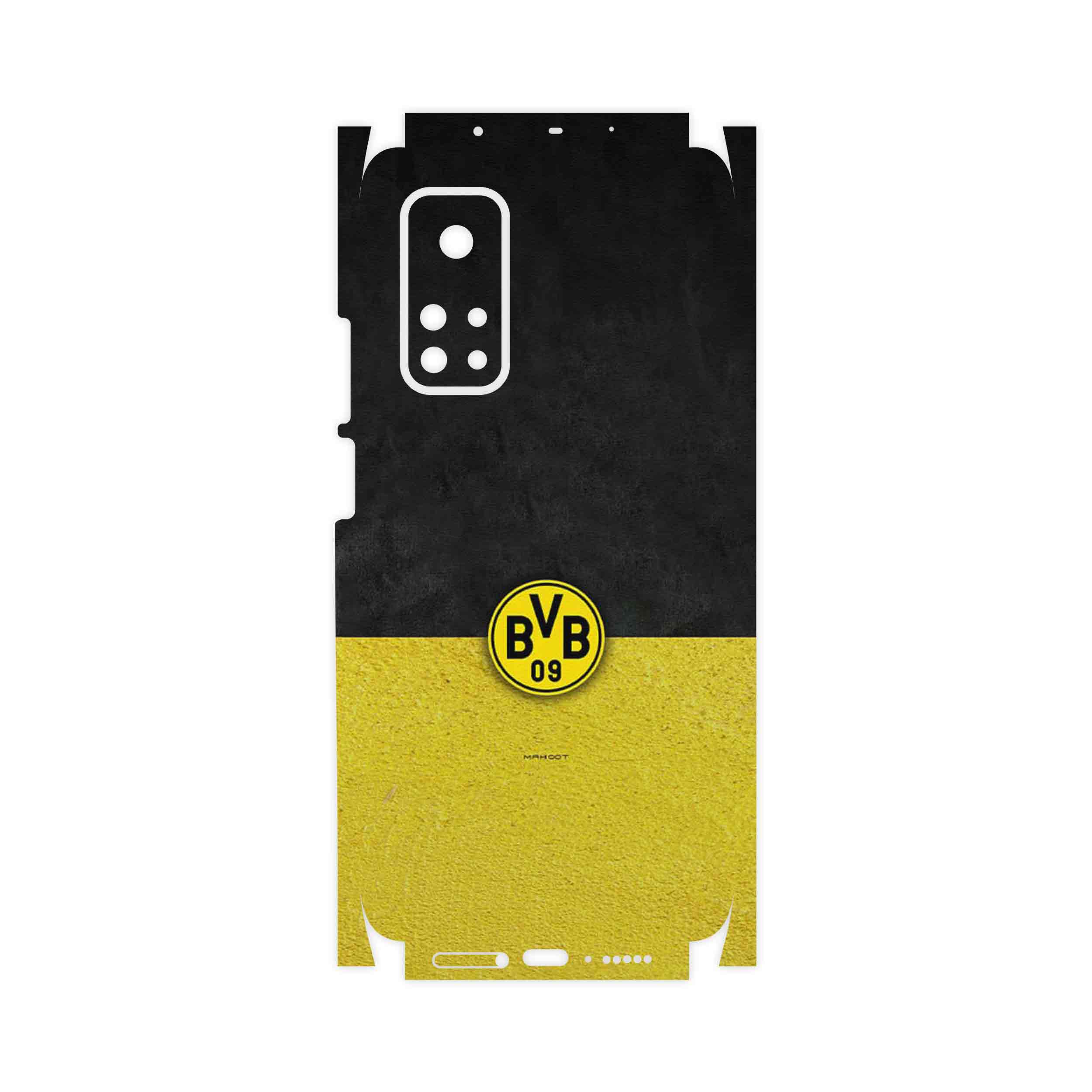 برچسب پوششی ماهوت مدل Borussia Dortmund FC-FullSkin مناسب برای گوشی موبایل شیائومی Mi 10T Pro 5G