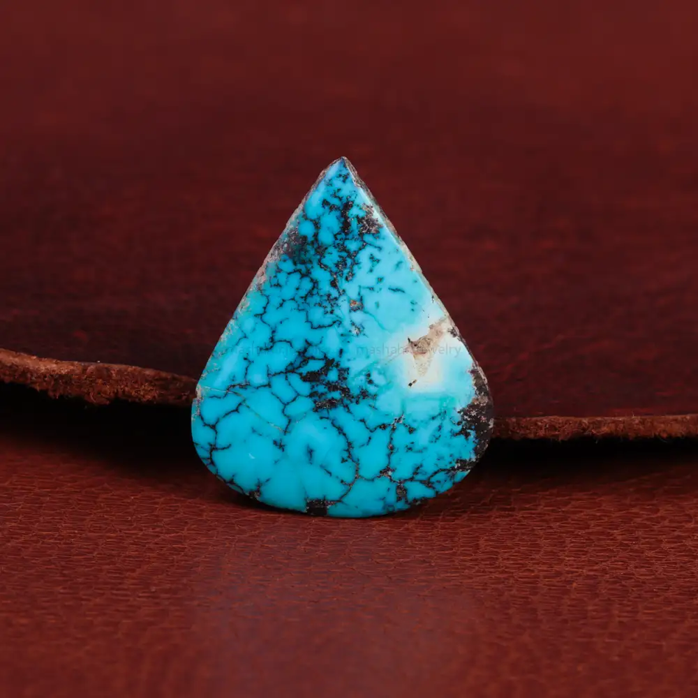 نگین فیروزه شجری کد 15338 - جواهری مشاهیر