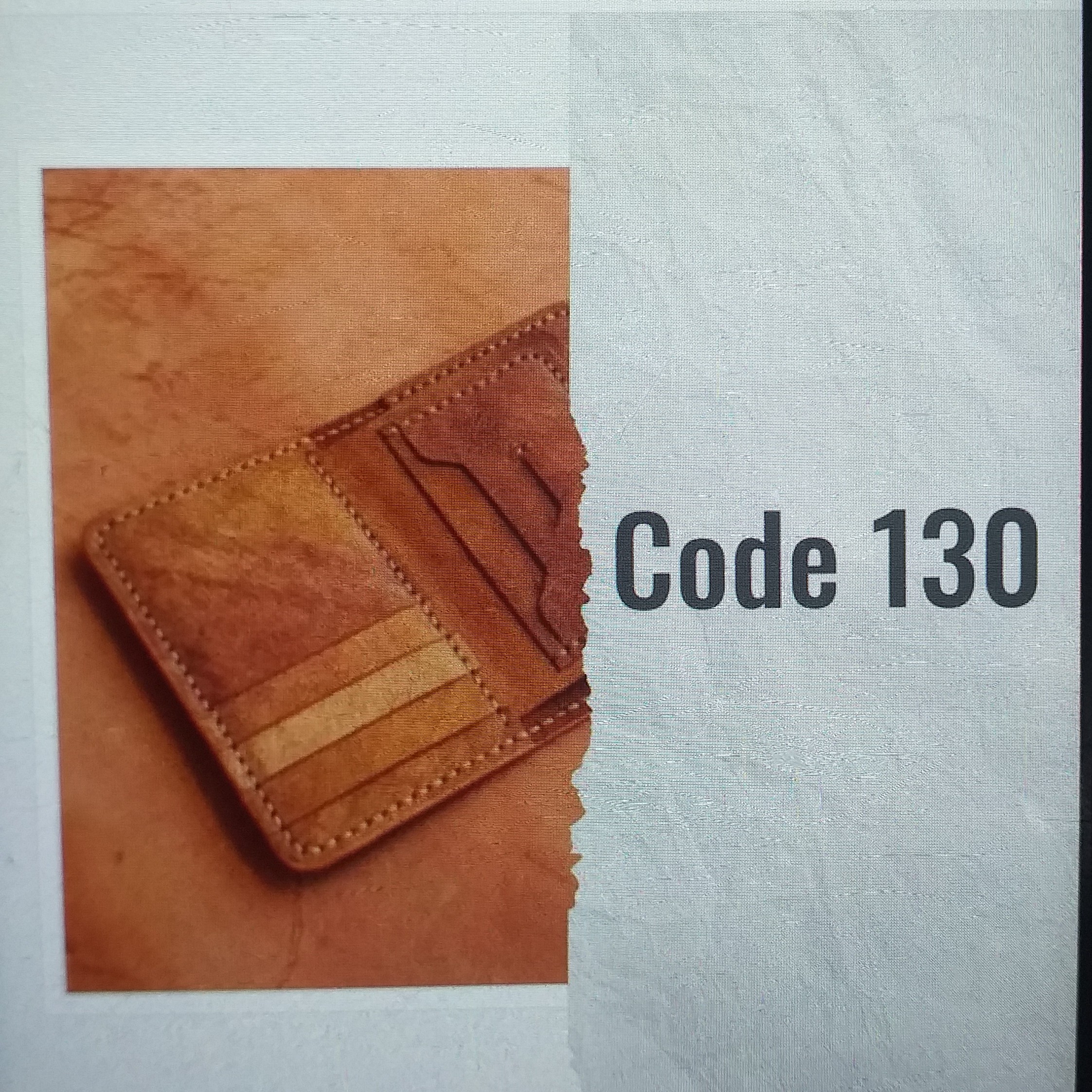 جاکارتی چرم گاوی طبیعی دست دوز 