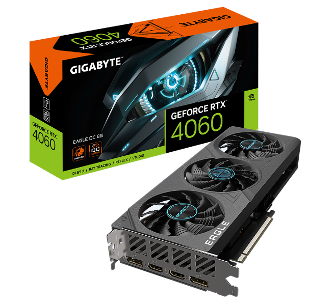 کارت گرافیک  گیگابایت مدل GeForce RTX™ 4060 EAGLE OC 8G با حافظه 8 گیگابایت