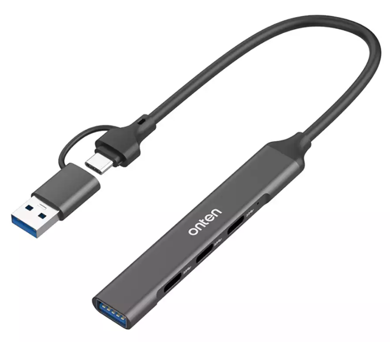 هاب 4 پورت USB 30 اونتن مدل ONT-UCA9703 با قابلیت OTG