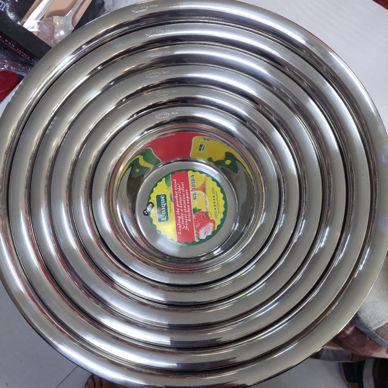 لگن 6 پارچه یونیک حک شده