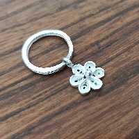 انگشترو مدال نقره ملیله طرح ماهک