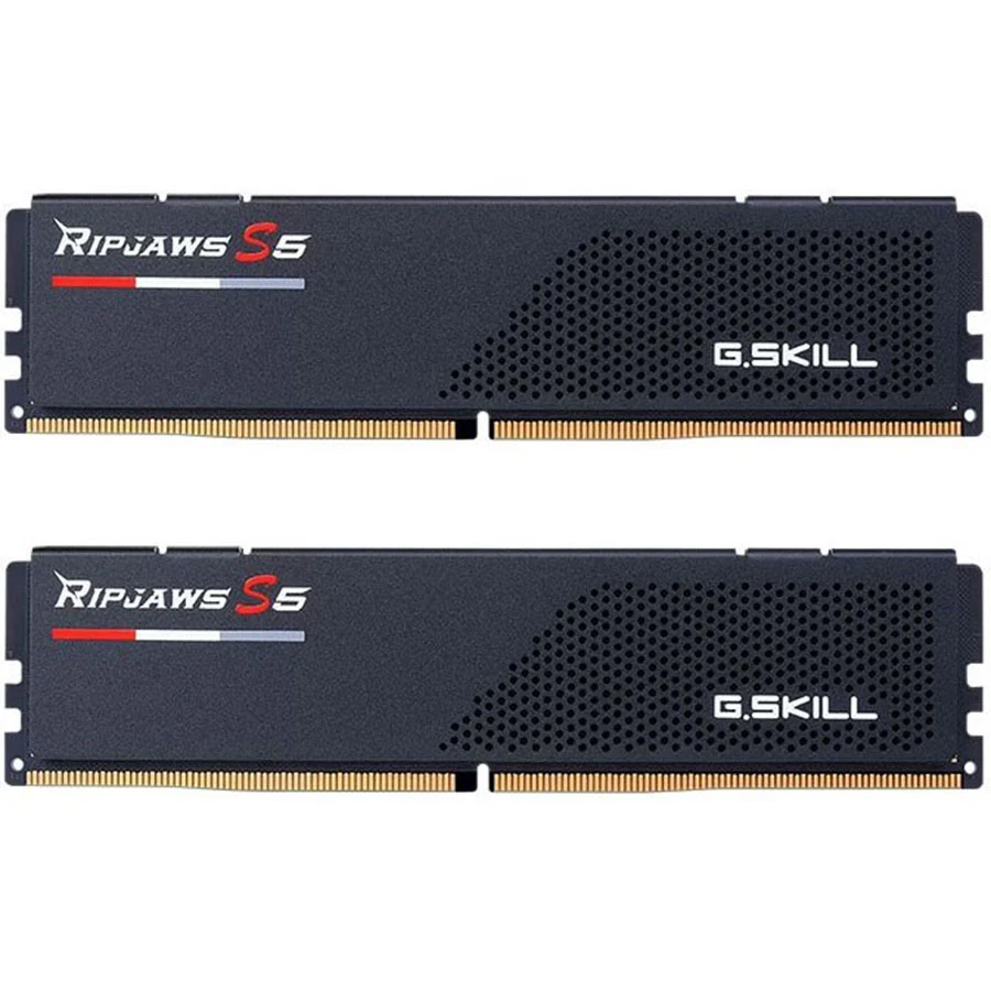 رم دسکتاپ DDR5 دو کاناله 6000 مگاهرتز CL30 جی اسکیل مدل Ripjaws S5 ظرفیت 64 گیگابایت