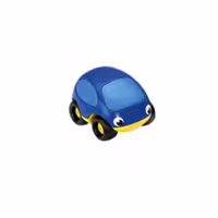 ماشین کوچک ضد ضربه و نشکن آبی زرد smoby 750003