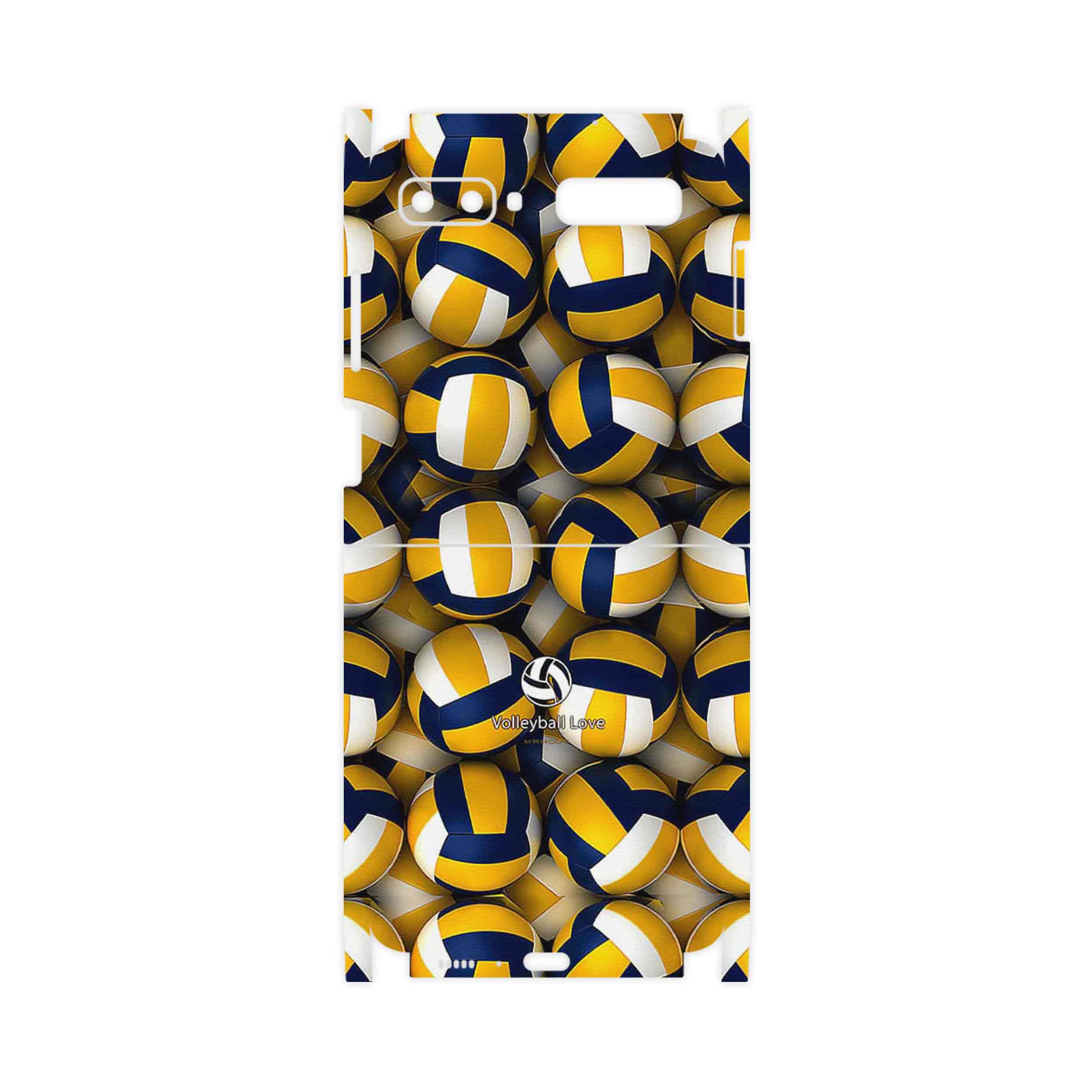 برچسب پوششی ماهوت مدل Volleyball-FullSkin مناسب برای گوشی موبایل سامسونگ Galaxy Z Flip